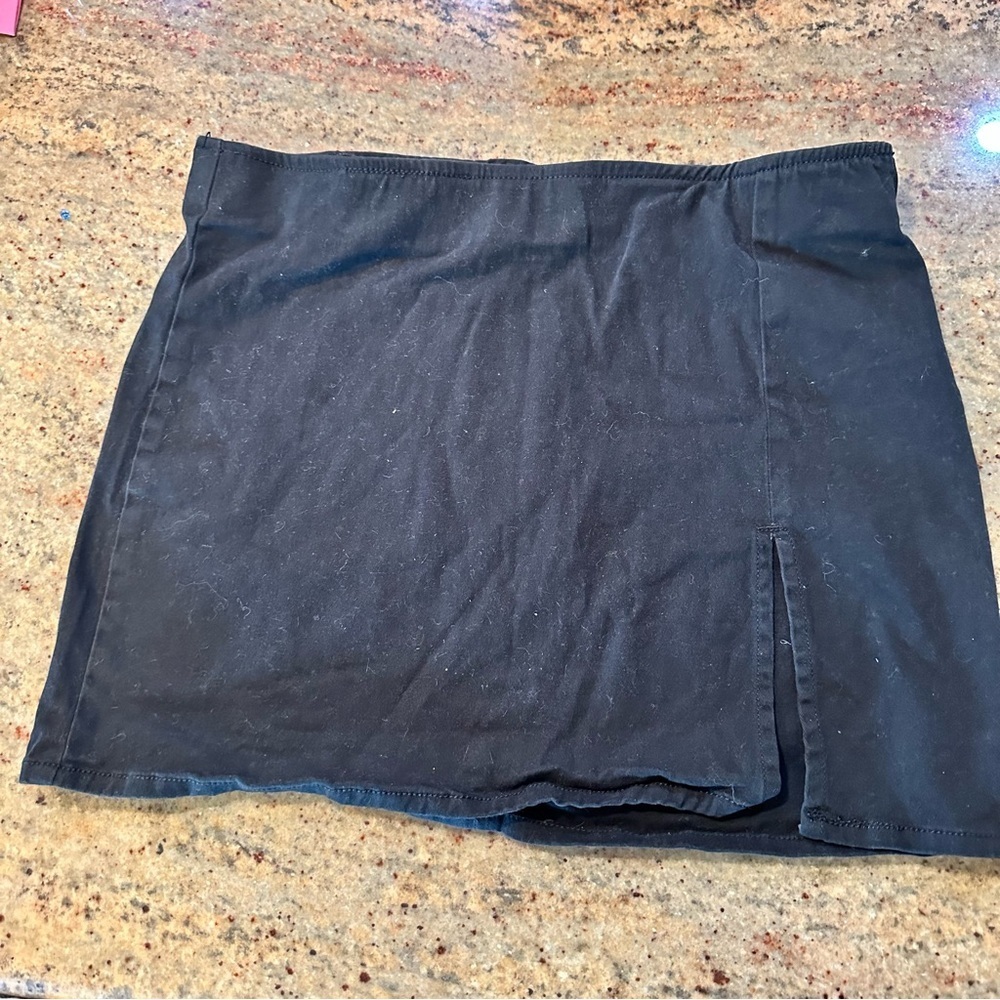 Tinseltown Black Mini Skort